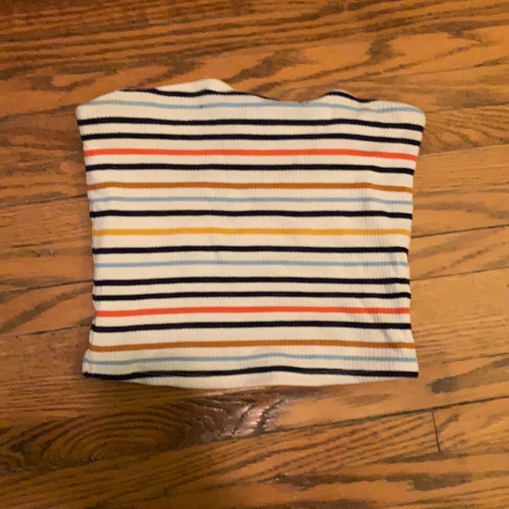 Garage Stripped Tube Top